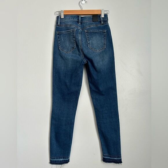 Level 99 High Rise Raw Hem Skinny Jeans - Picture 6 of 11